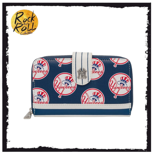Loungefly Major League Baseball New York Yankees Logo Wallet
