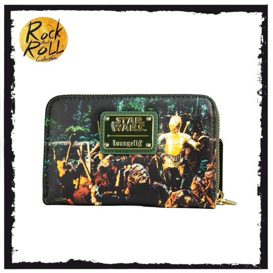Loungefly Star Wars Scenes Return of the Jedi Zip Around Wallet