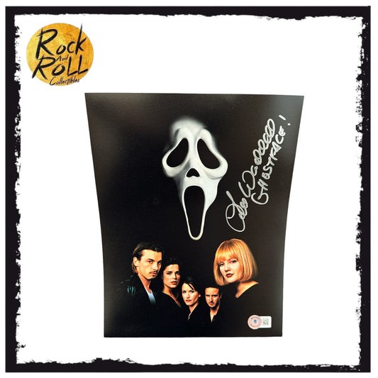Scream ‘Ghostface’ Autographed 8x10 - Lee Waddell Inscribed “Ghostface” Beckett COA