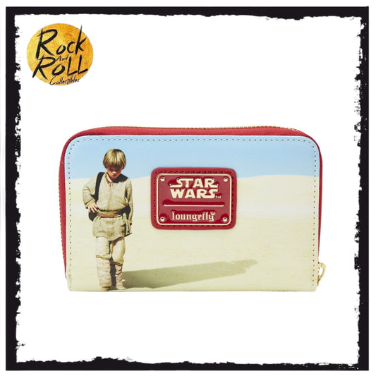 Loungefly Star Wars Scenes Series Phantom Menace Zip Around Wallet