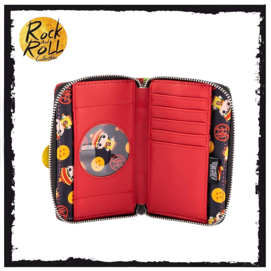 Loungefly Dragon Ball Z Saiyan Gohan with Piccolo Zip Around Wallet