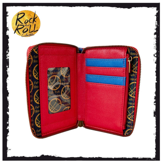 Loungefly Marvel Shine Doctor Strange Zip Around Wallet