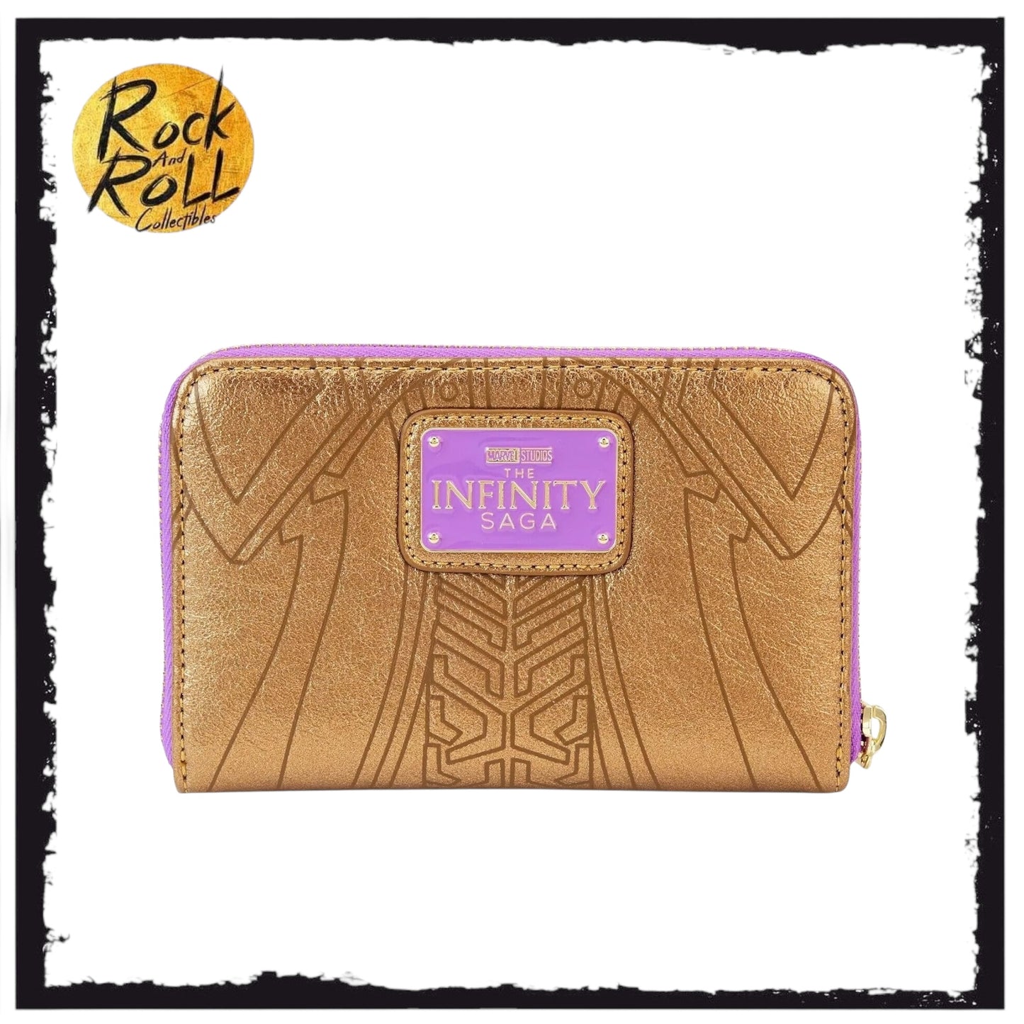 Loungefly Marvel Shine Thanos Gauntlet Zip Around Wallet