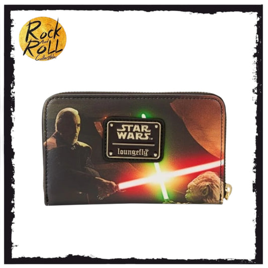 Loungefly Star Wars Episode Two Attack of the Clones Scene Zip Around Wallet