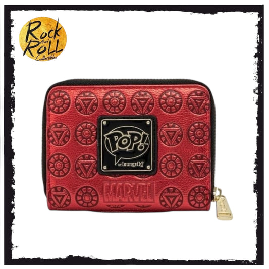 Loungefly Marvel Iron Man Head Zip Around Wallet