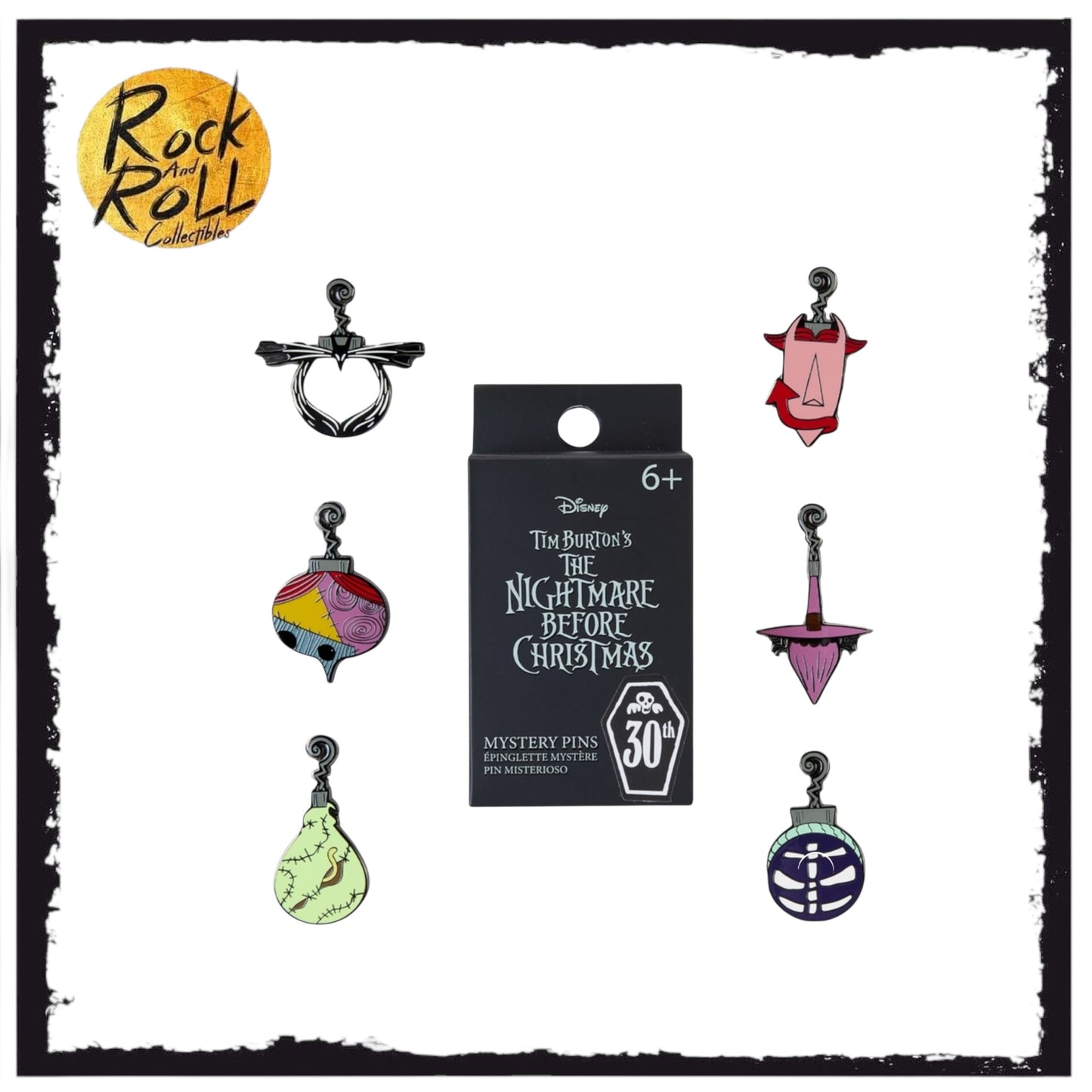 Loungefly Nightmare Before Christmas Ornament Mystery Box Pin