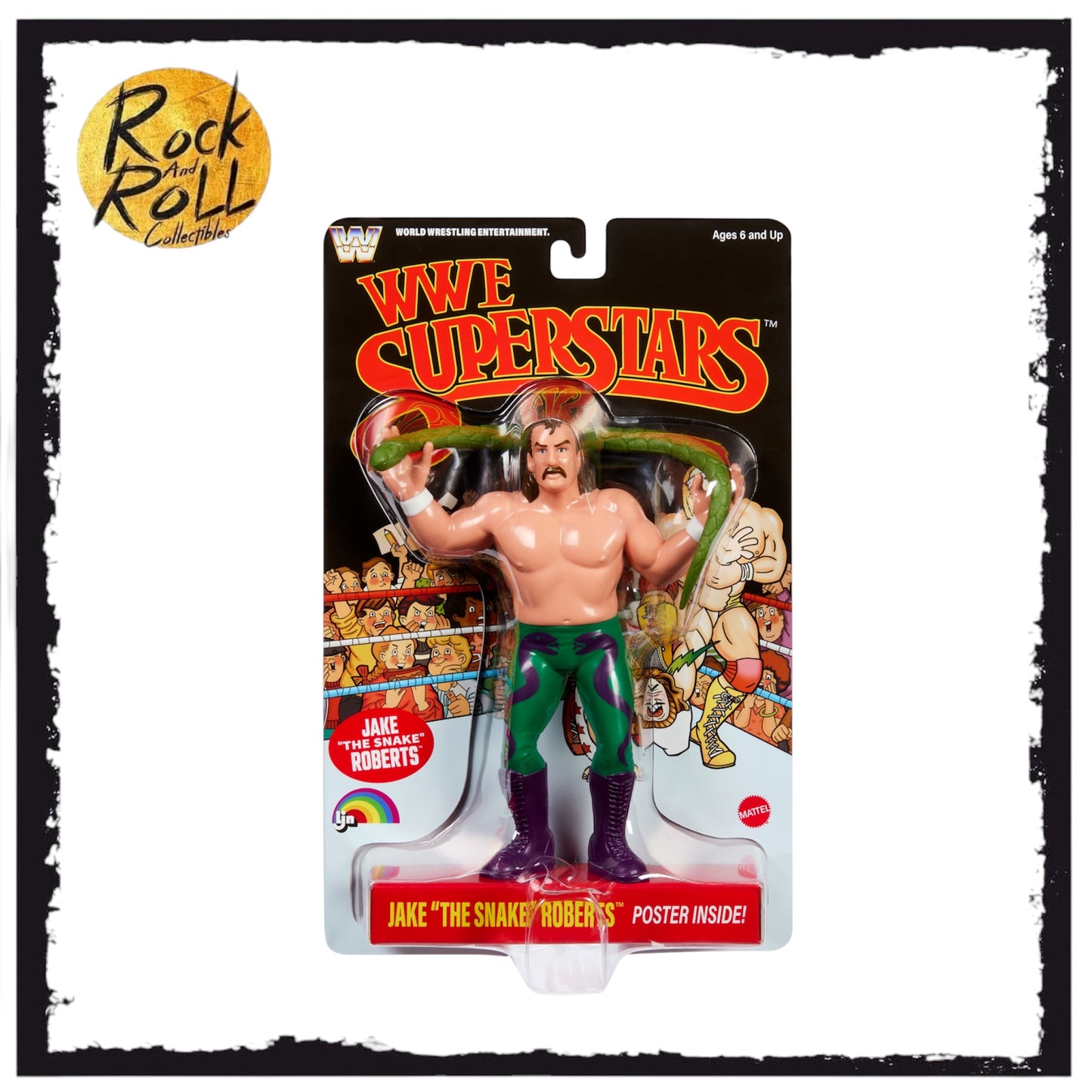 WWE Superstars LJN - Jake “The Snake” Robert’s (Black Card)