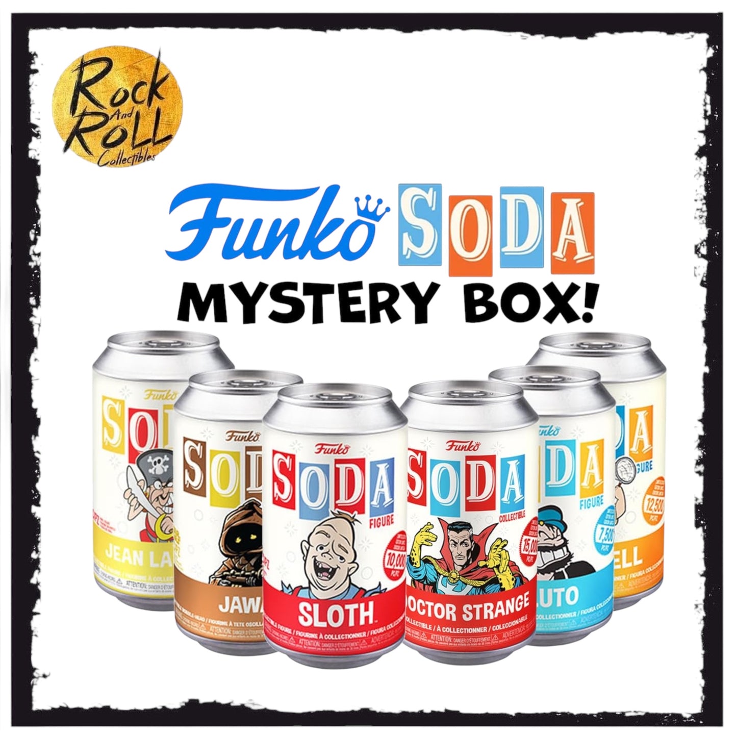 6 x Funko Soda Mixed Box Mystery Box