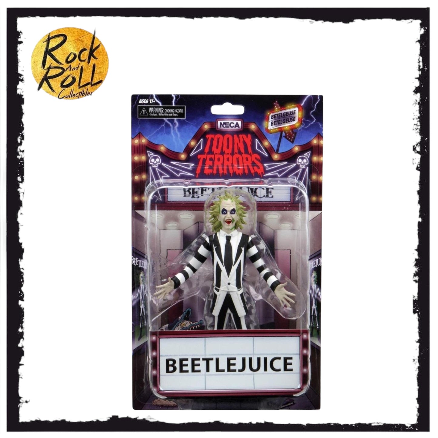 Beetlejuice (1988) Toony Terrors 6” Scale Action Figure