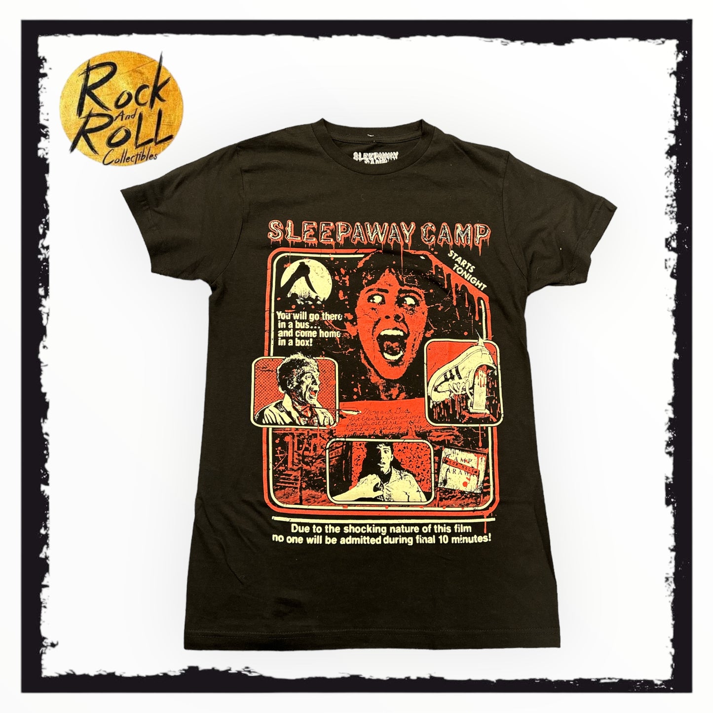 Sleepaway Camp Red Tonal Poster T-Shirt - Terror Threads US Hot Topic Import