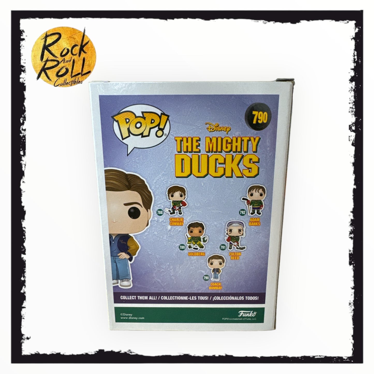 The Mighty Ducks - Coach Bombay Signed Funko Pop! #790 Beckett COA