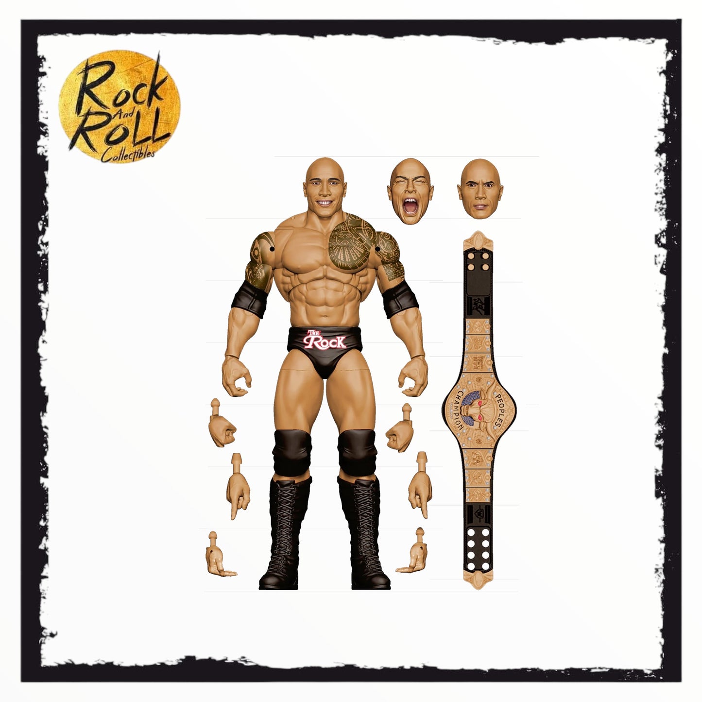 WWE Ultimate Edition Wave 25 The Rock The Final Boss Action Figure - US Import
