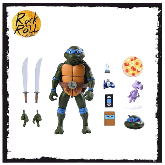 Teenage Mutant Ninja Turtles (1987) - Ultimate Leonardo (Pizza Club VHS) 7" Scale Action Figure