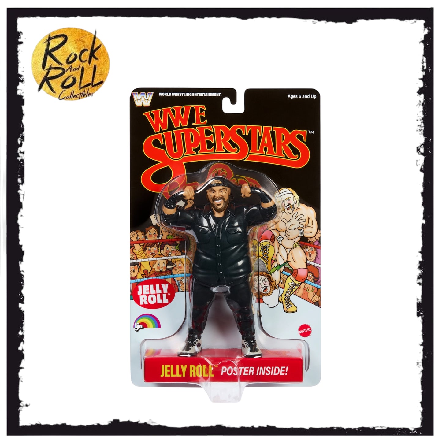WWE Superstars LJN - Jelly Roll (Black Card)
