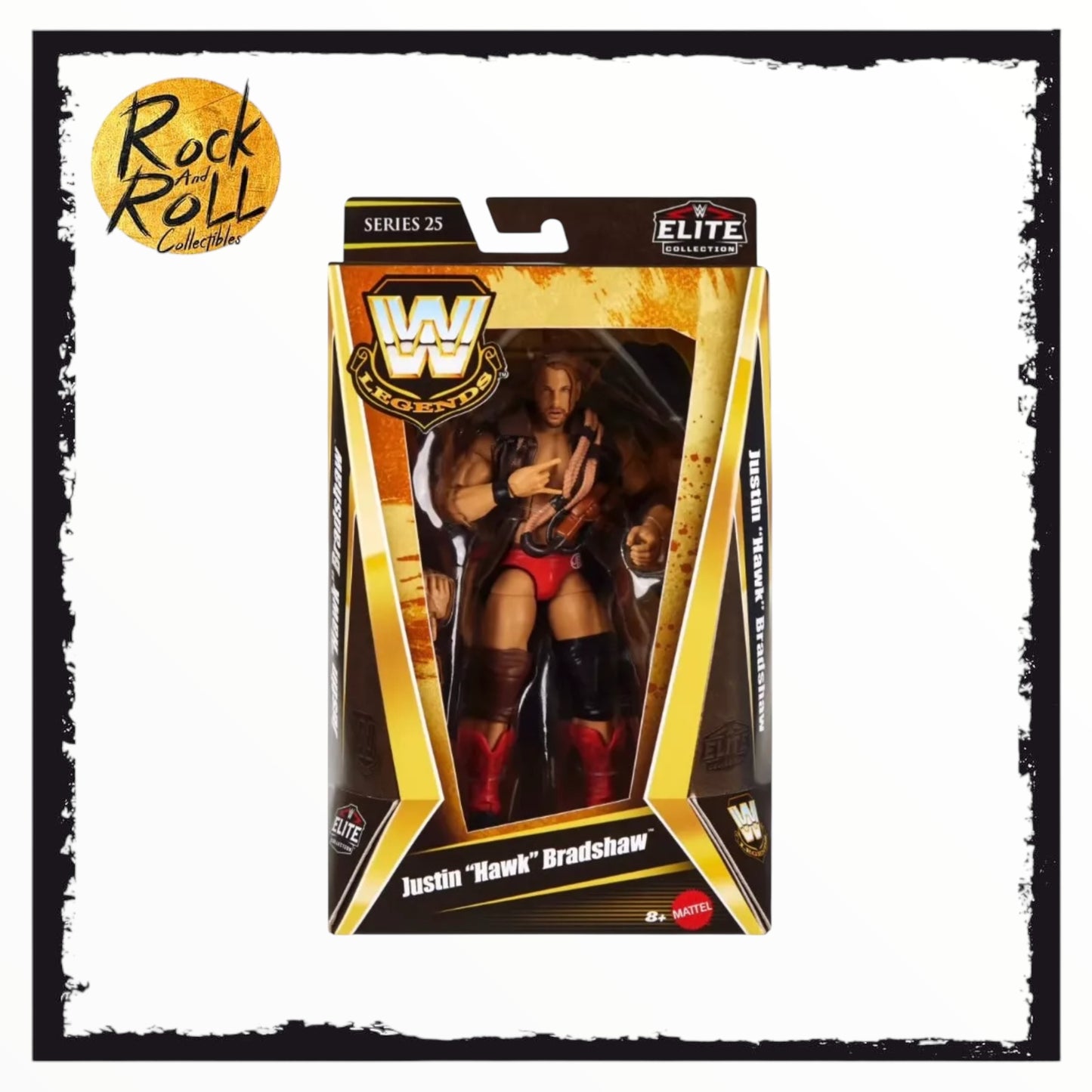 WWE Elite Legends Justin Hawk Bradshaw Series 25 US Import