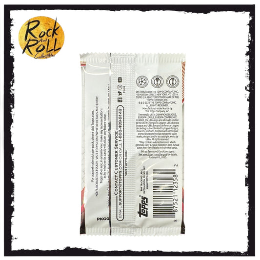 2023-24 Topps UEFA Club Competitions Soccer Individual Pack