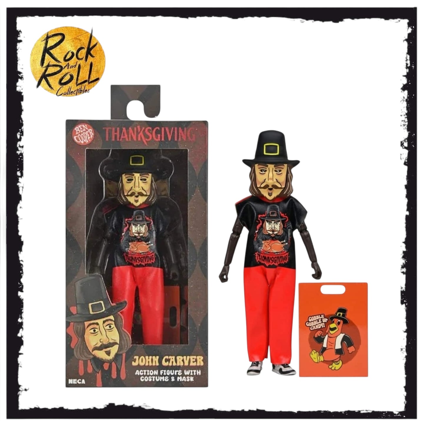 NECA Ben Cooper Costume Series 4 Action Figure - Thanksgiving - John Carver