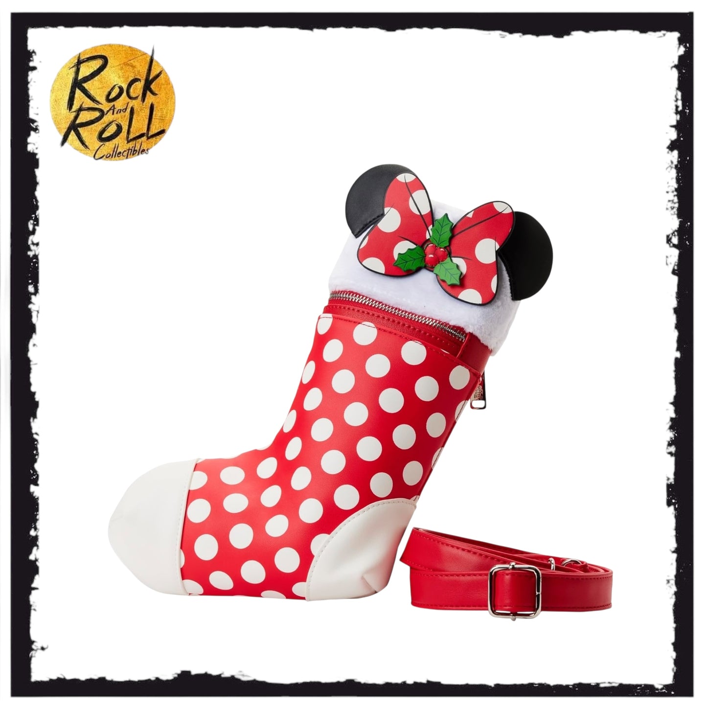 Disney Minnie Cosplay Stocking Loungefly Crossbody Bag