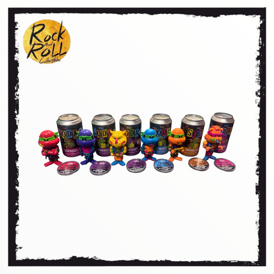 Funko Soda! Blacklight Teenage Mutant Ninja Turtles Full Chase Set