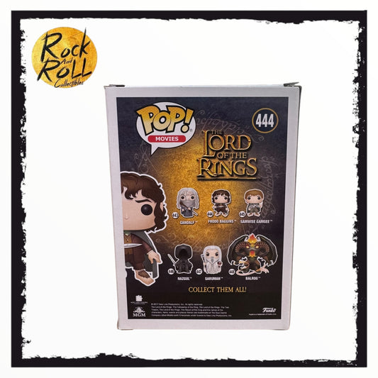 The Lord Of The Rings-Frodo Baggins Funko Pop #444 Signed By Elijah Wood JSA Authentication Condition 8/10