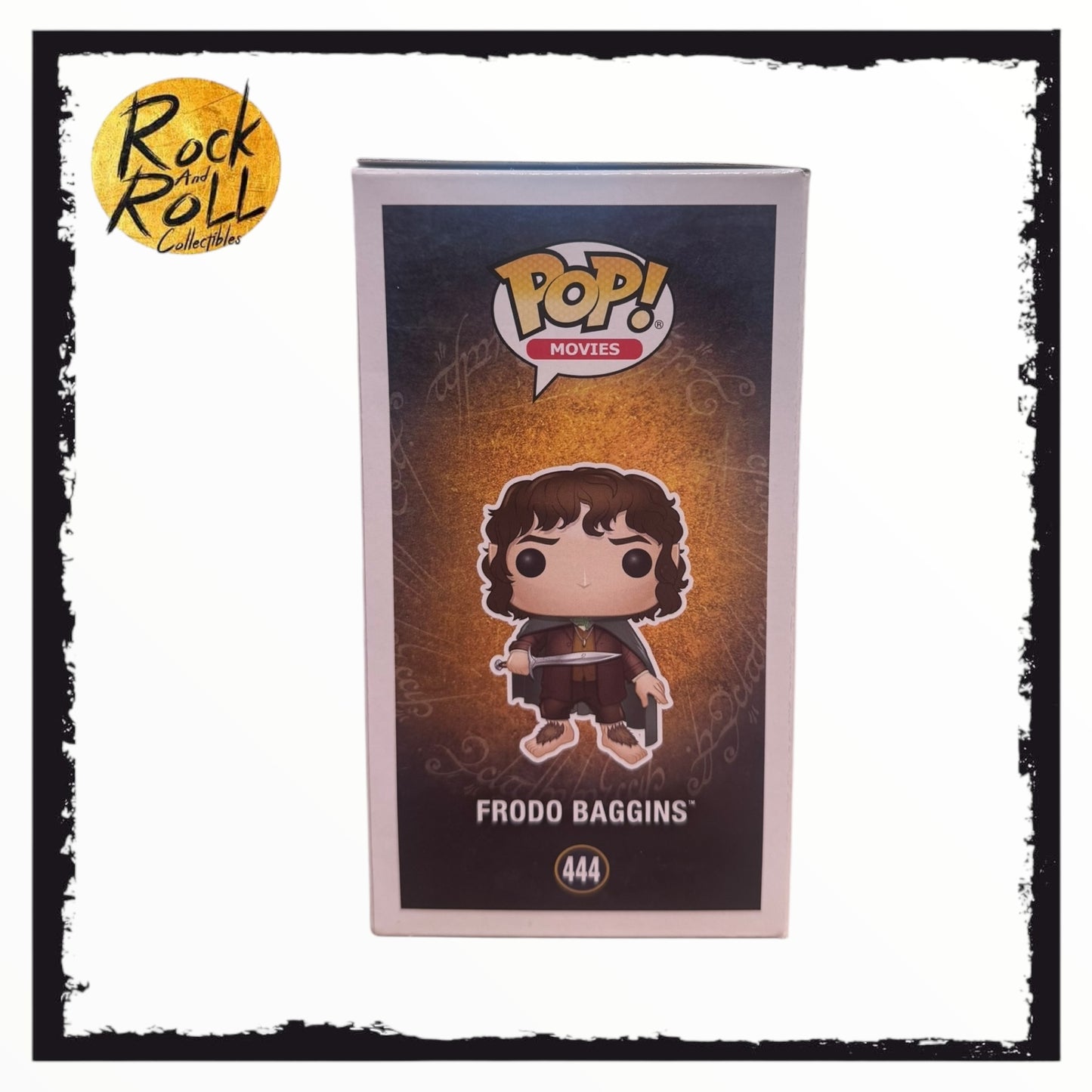 The Lord Of The Rings-Frodo Baggins Funko Pop #444 Signed By Elijah Wood JSA Authentication Condition 8/10