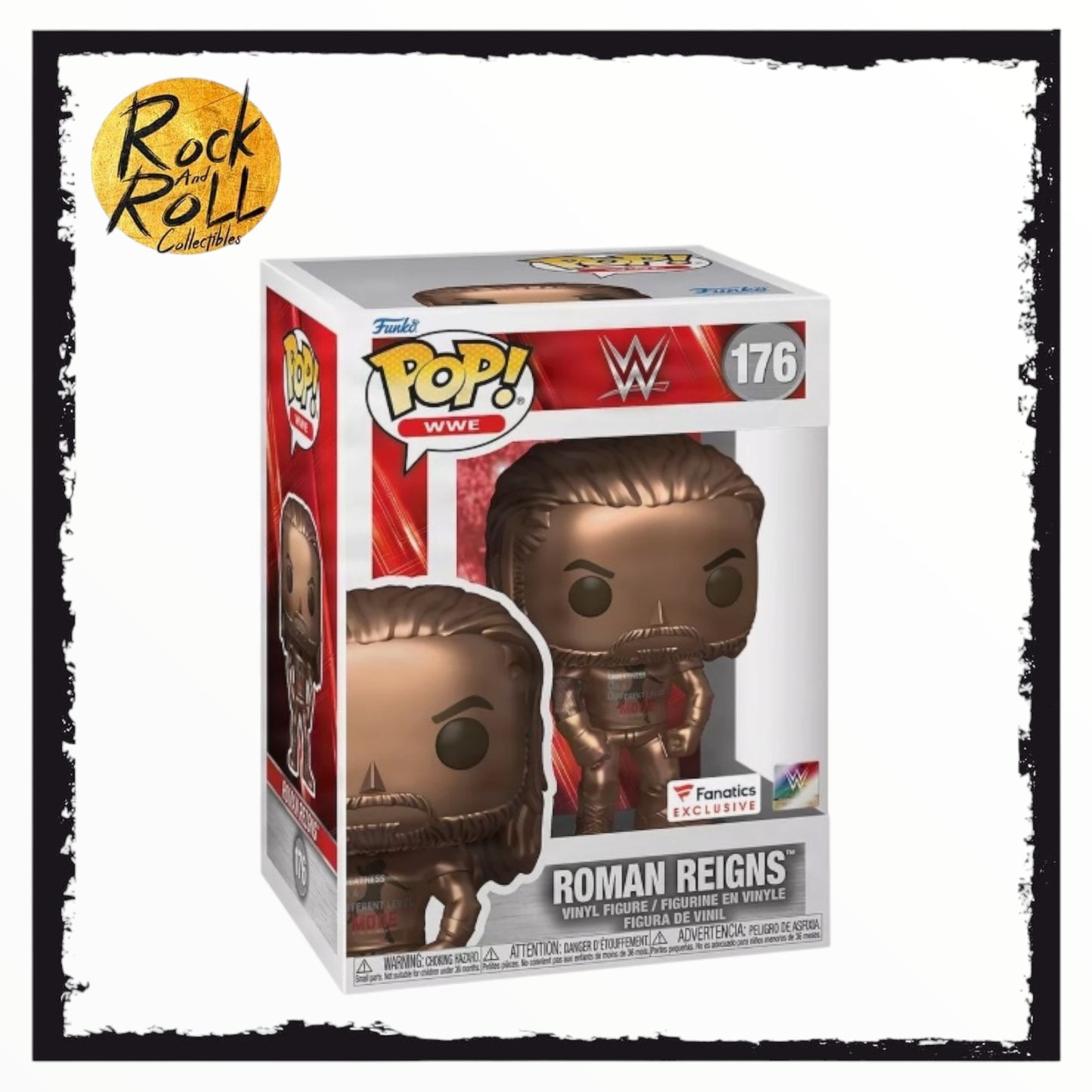 WWE Roman Reigns (Bronze) Fanatics Exclusive Funko Pop! #176