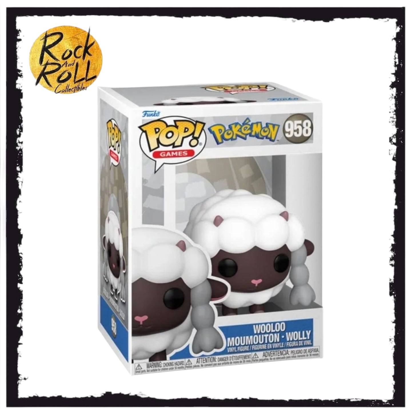 Pokemon - Wooloo Funko Pop! #958
