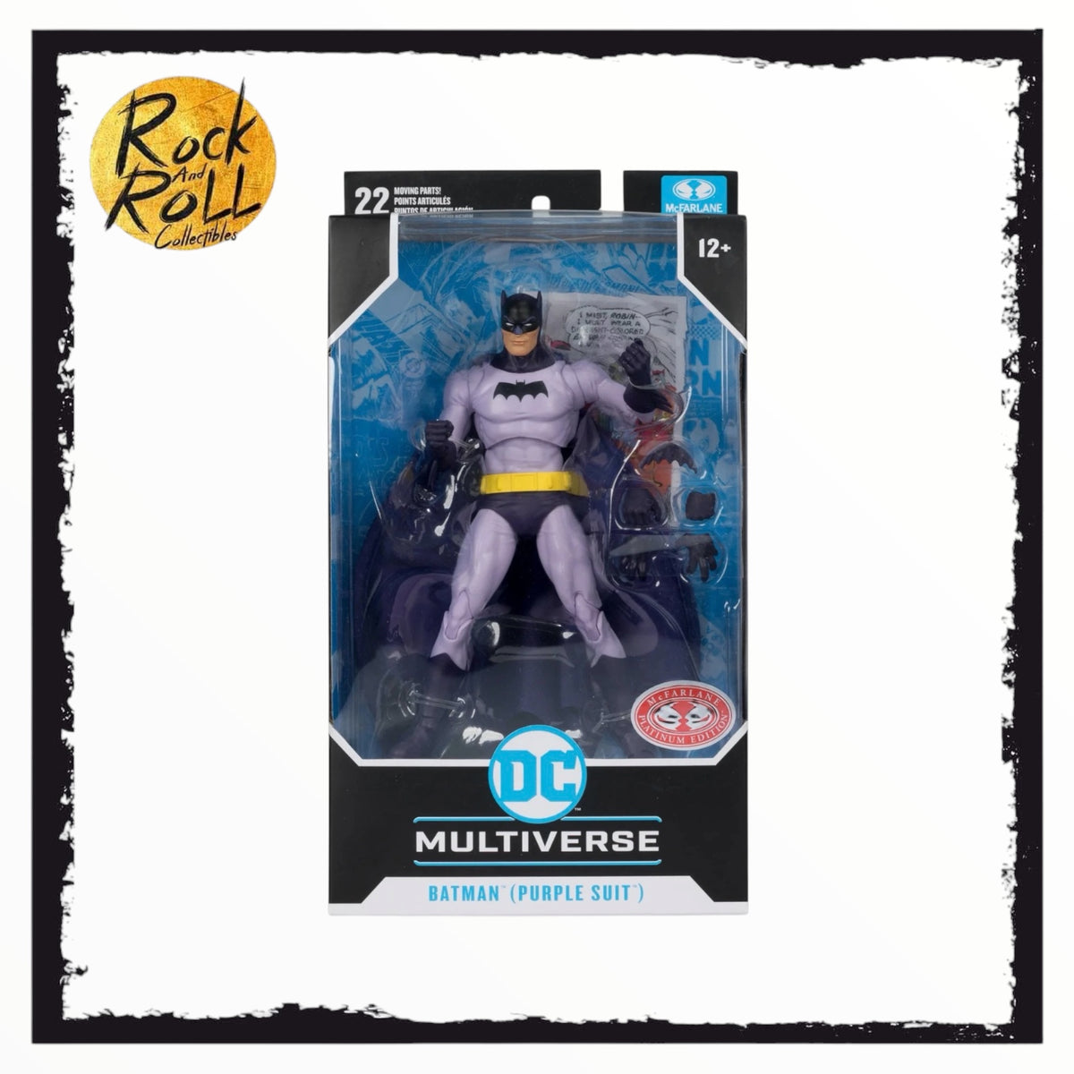 McFarlane Batman Purple Suit Red Platinum Edition Action Figure