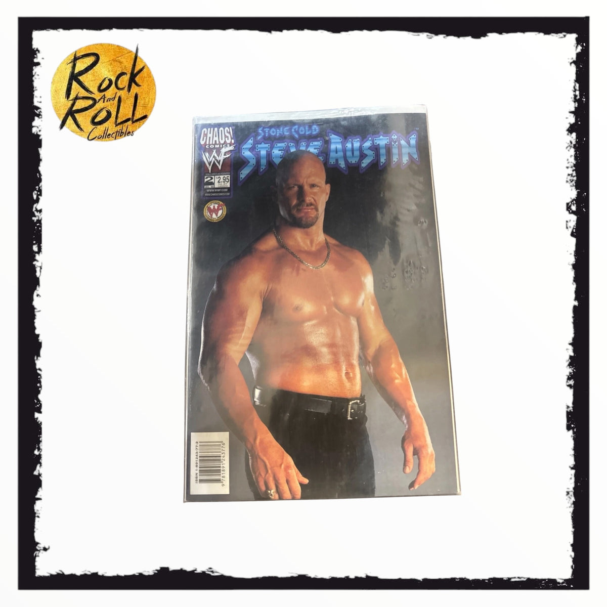 Stone Cold Steve Austin # 2 Chaos Comics Comic Book WWF PHOTO VARIANT