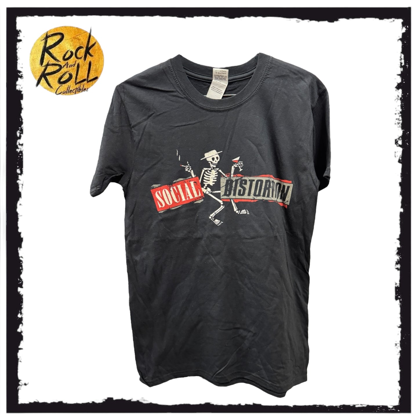 Social Distortion European Tour 2015 T-Shirt (SMALL)