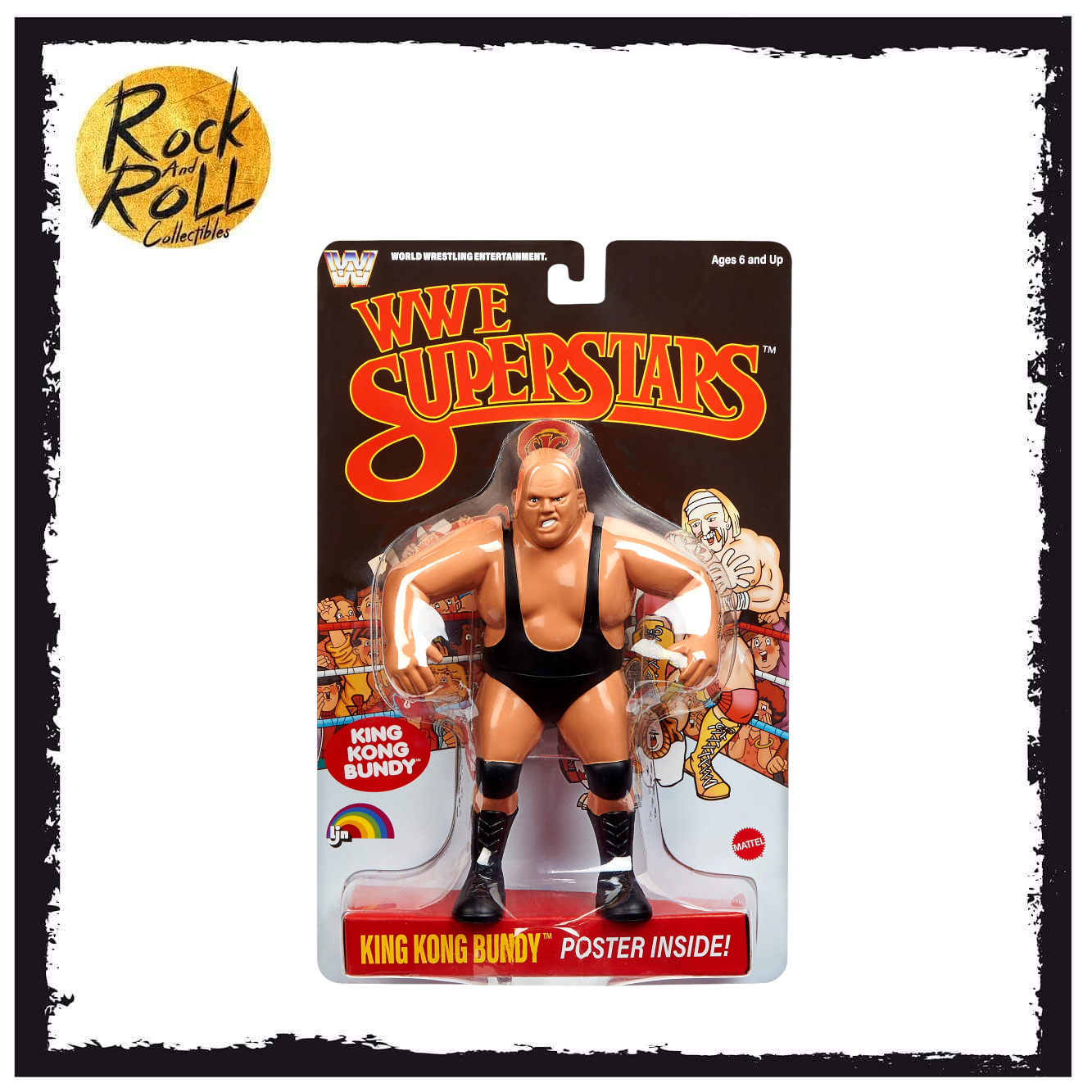 WWE LJN Superstars - King Kong Bundy Black Card US Import