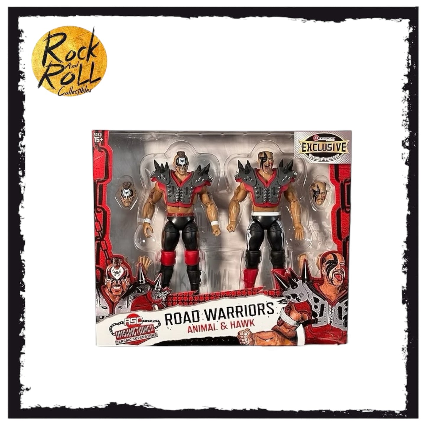 ROAD WARRIORS - RSC UNSANCTIONED CLASSIC SUPERSTARS EXCLUSIVE 2-PACK (Variant Grey)
