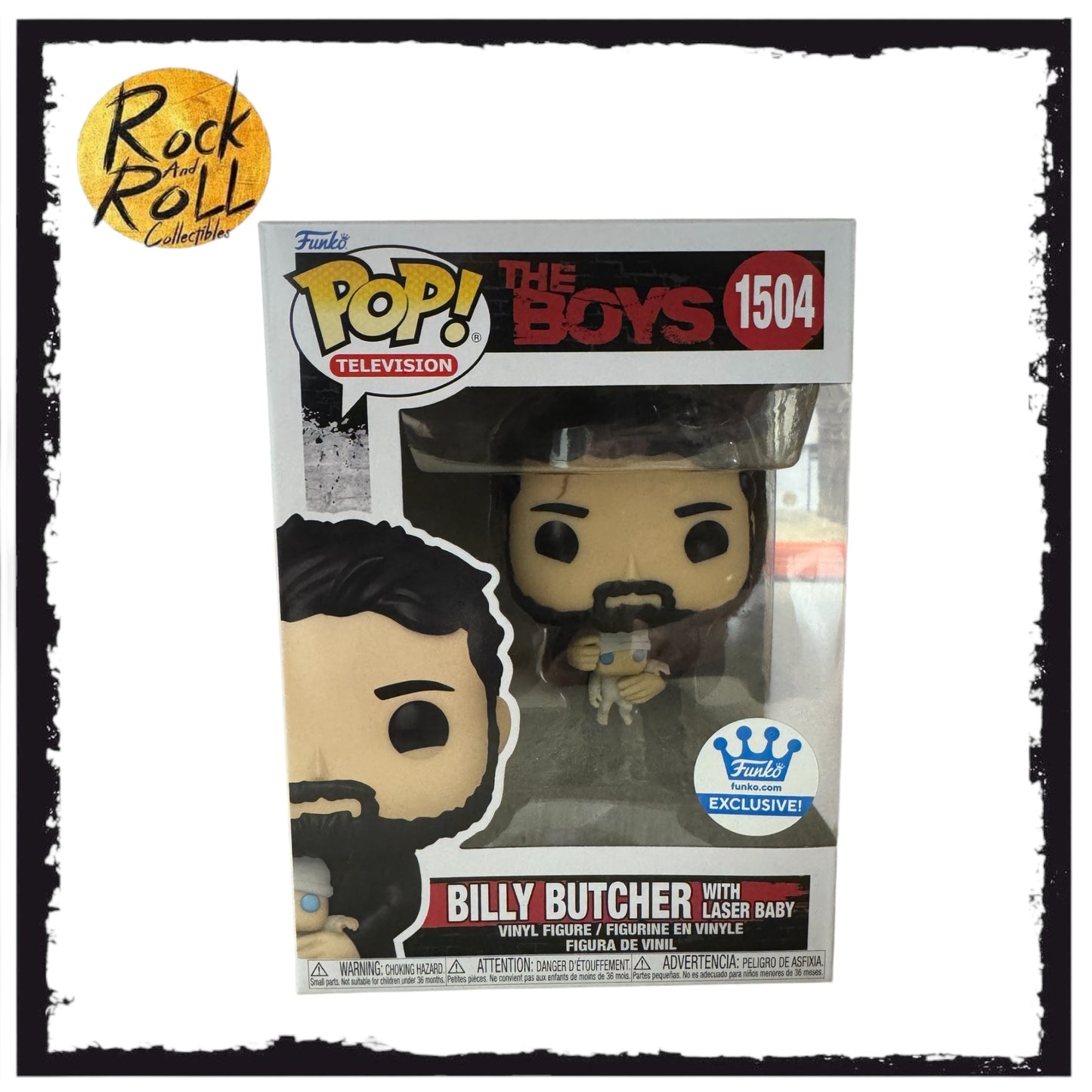 The Boys - Billy Butcher With Laser Baby Funko Pop! #1504 Funko Exclusive