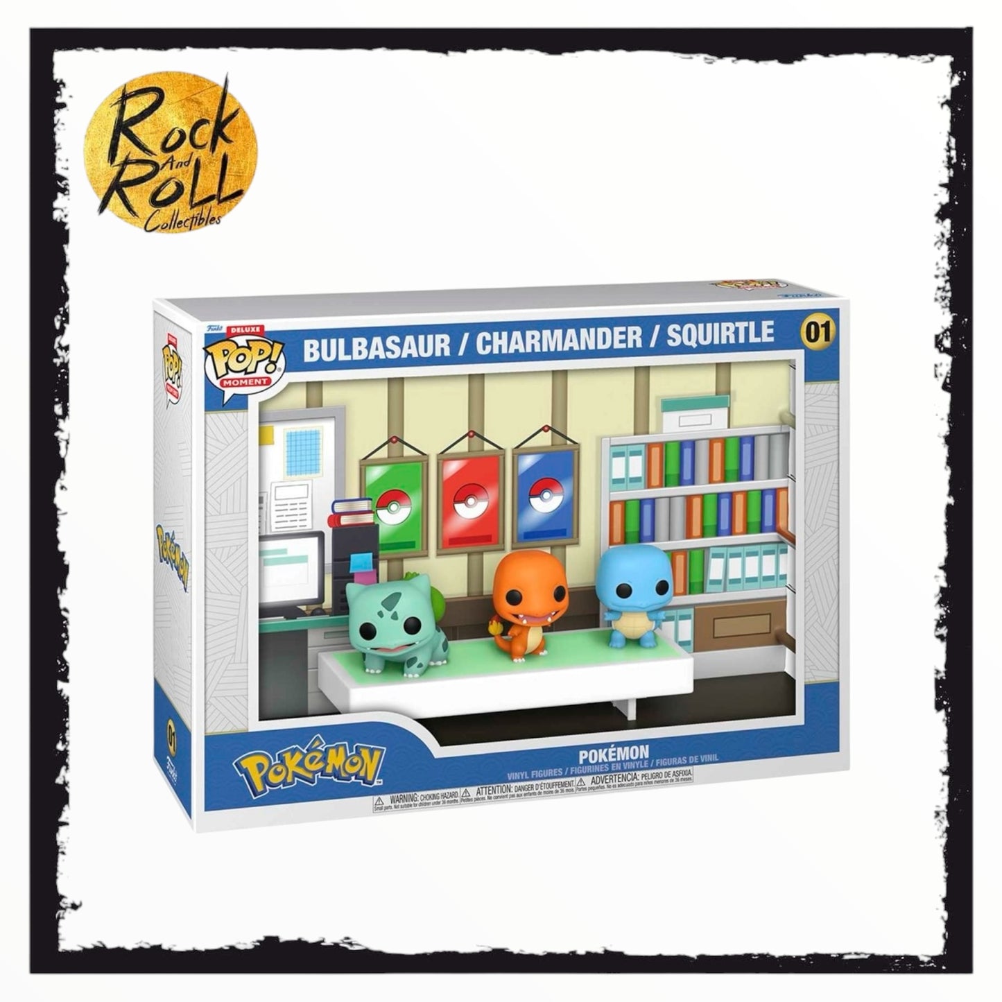 Bulbasaur , Charmander and Squirtle #01 Funko Pop Moment - Pokémon