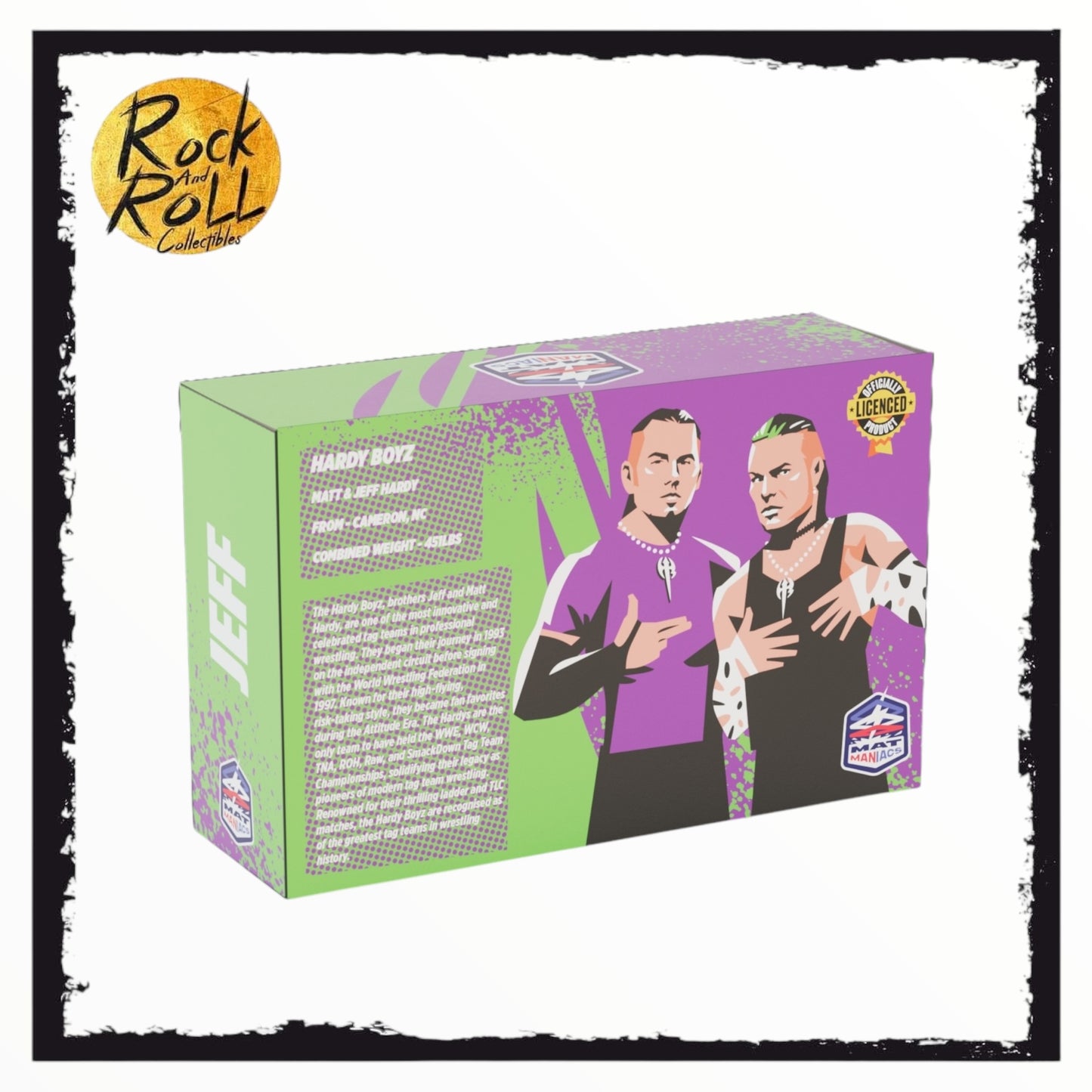 Mat Maniacs The Hardy Boyz 2 pack PRE ORDER