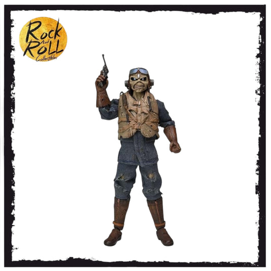 NECA Iron Maiden Eddie Aces High 8” Clothed Action Figure