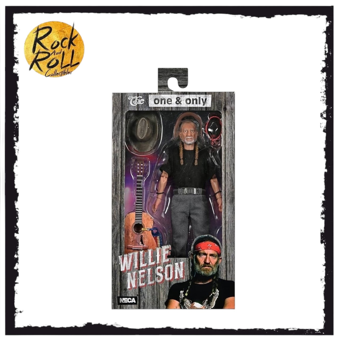 NECA Willie Nelson 8” Clothed Action Figure