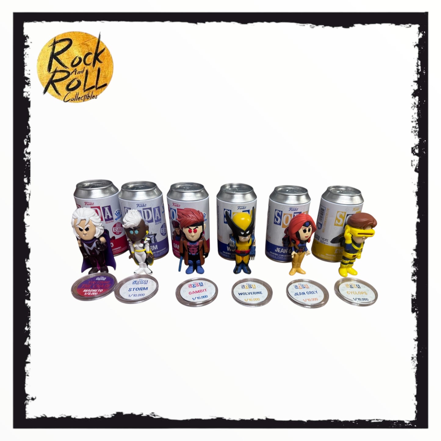 Funko - X-Men '97 Set of 6 Sodas in Cooler (5x Commons 1x Chase Magneto)