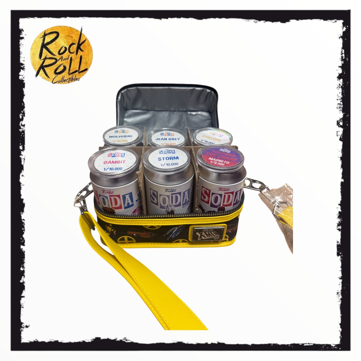 Funko - X-Men '97 Set of 6 Sodas in Cooler (5x Commons 1x Chase Magneto)