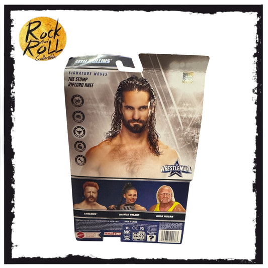 Not Mint Packaging - WWE Wrestlemania Basic Seth Rollins US Import