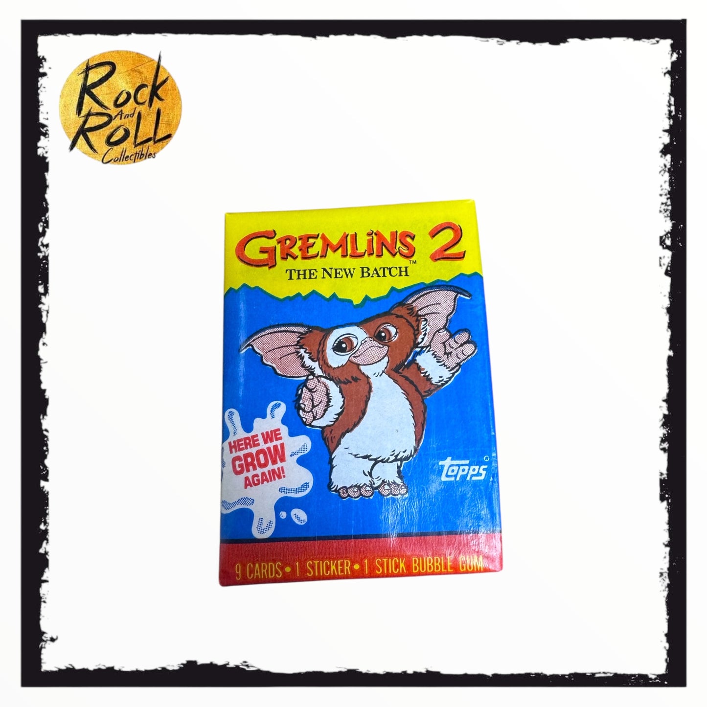 1990 Gremlins 2 - 1 x Wax Pack Topps Card Pack