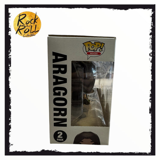 The Lord of the Rings - Aragorn & Arwen Funko Pop! 2 Pack - Signed by Liv Tyler SWAU COA - Condition 8/10