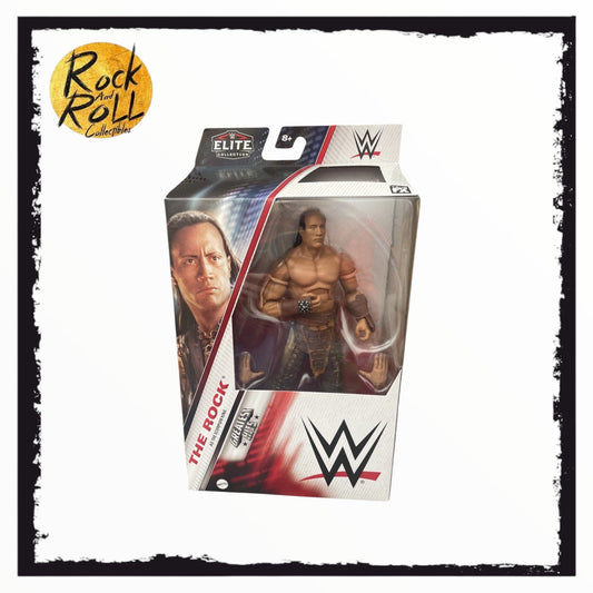 Box Damage - WWE Elite Collection Greatest Hits The Rock As Scorpion King Figure