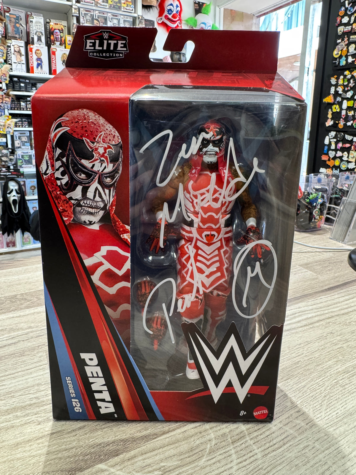 Penta Signed WWE Elite JSA