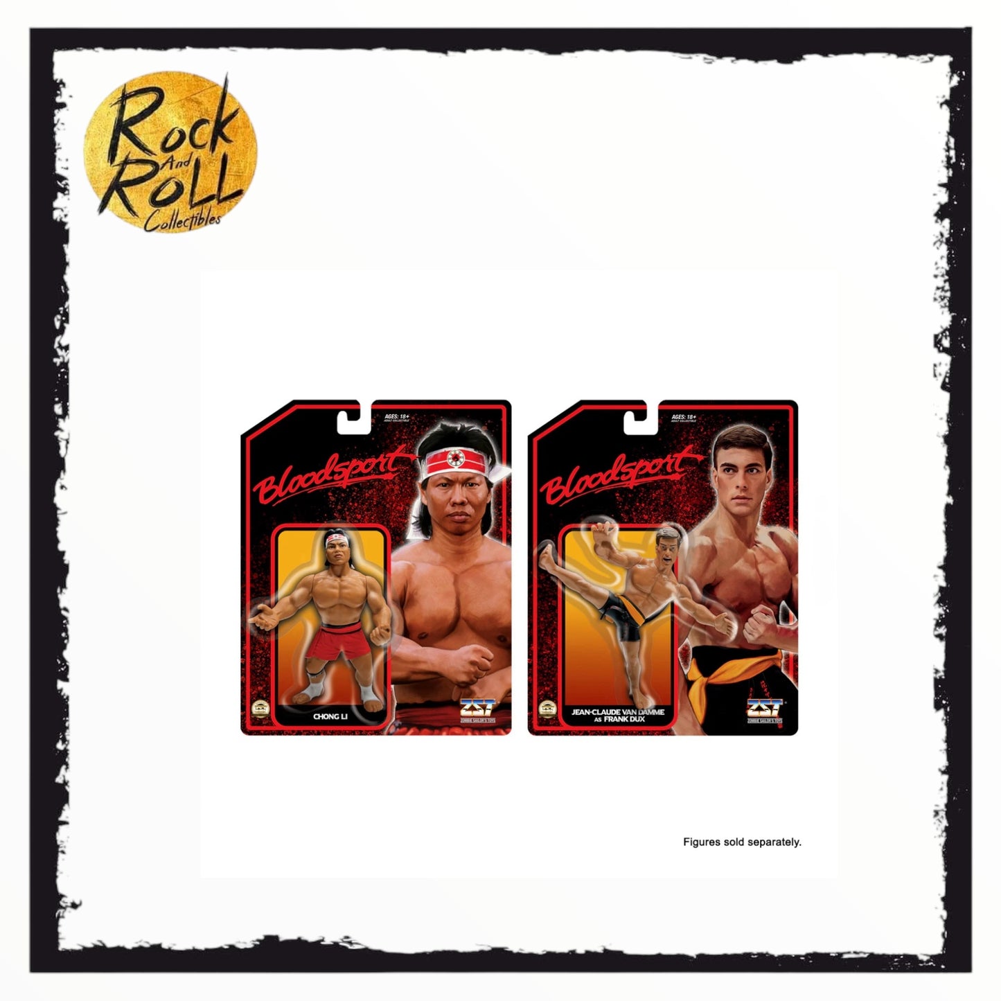 ZST- Zombie Sailor Toys Heels And Faces Frank Dux (Bloodsport) Pre Order