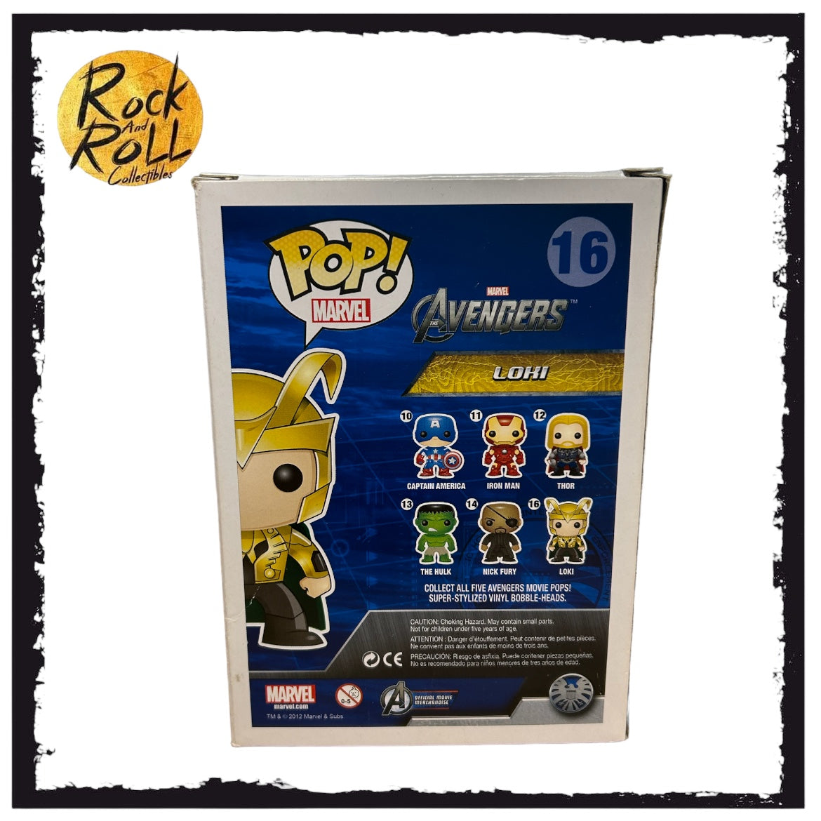 Loki #16 Funko Pop! - The Avengers - SDCC 2012 Exclusive LE480 Pcs - Condition 7/10