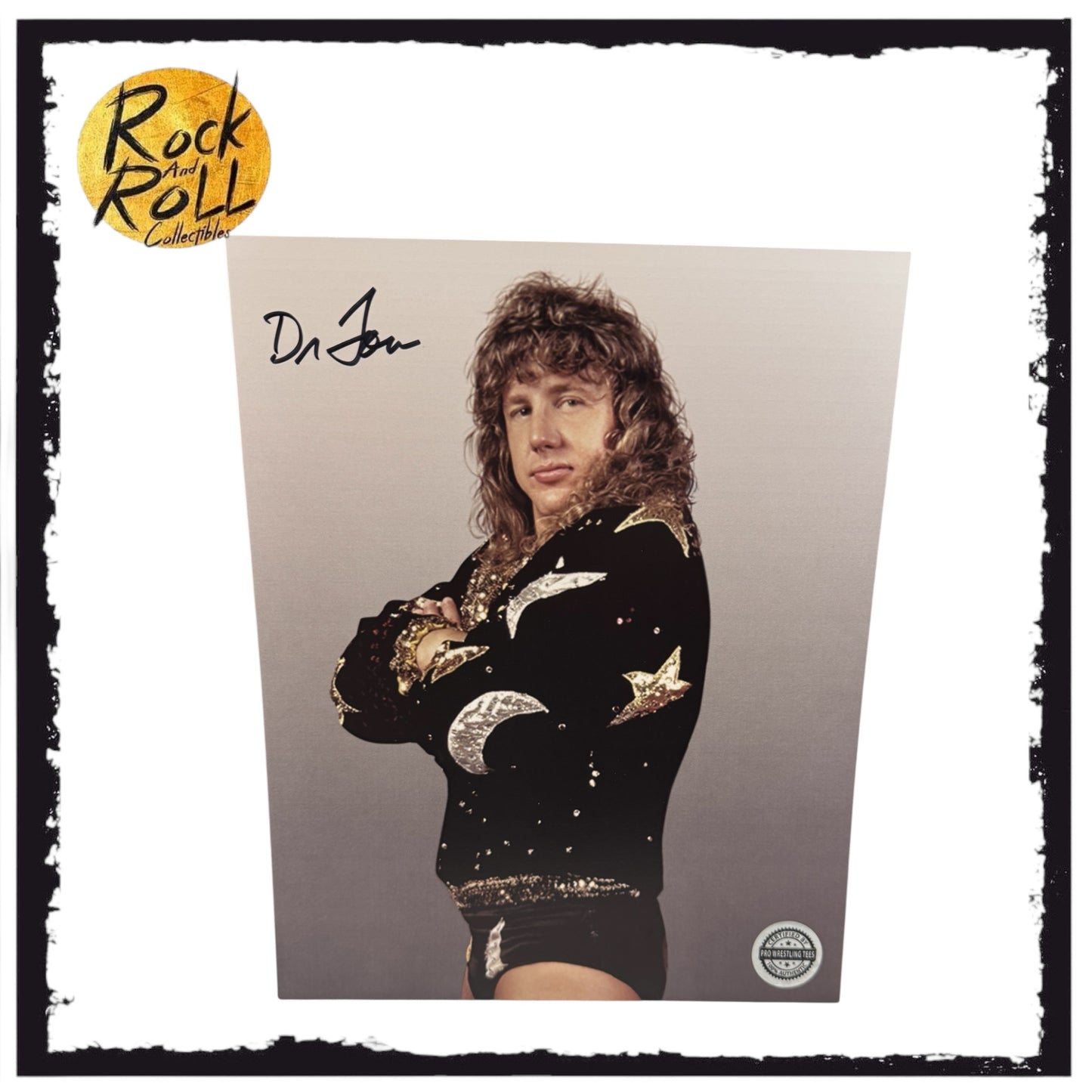 Dr. Tom Prichard Autographed 8x10 Pro Wrestling Tees