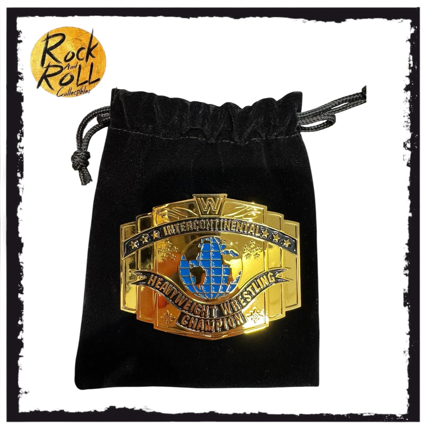 WWE Ultimate Warrior Intercontinental Mini Center Plate