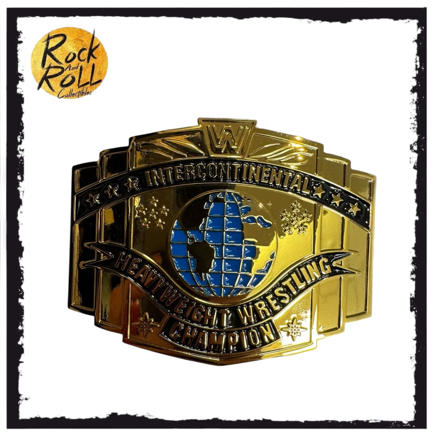 WWE Ultimate Warrior Intercontinental Mini Center Plate