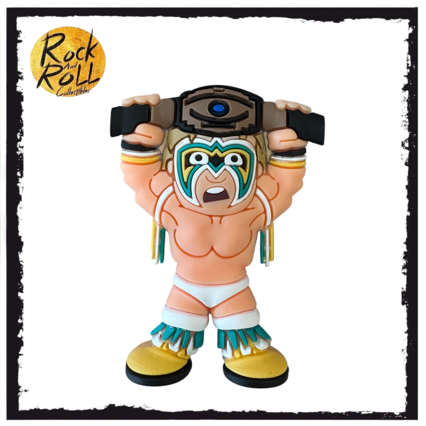 WWE Ultimate Warrior Official Box PVC Figure
